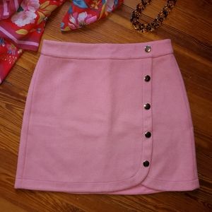 NWT Loft size 8 Pink wool Skirt